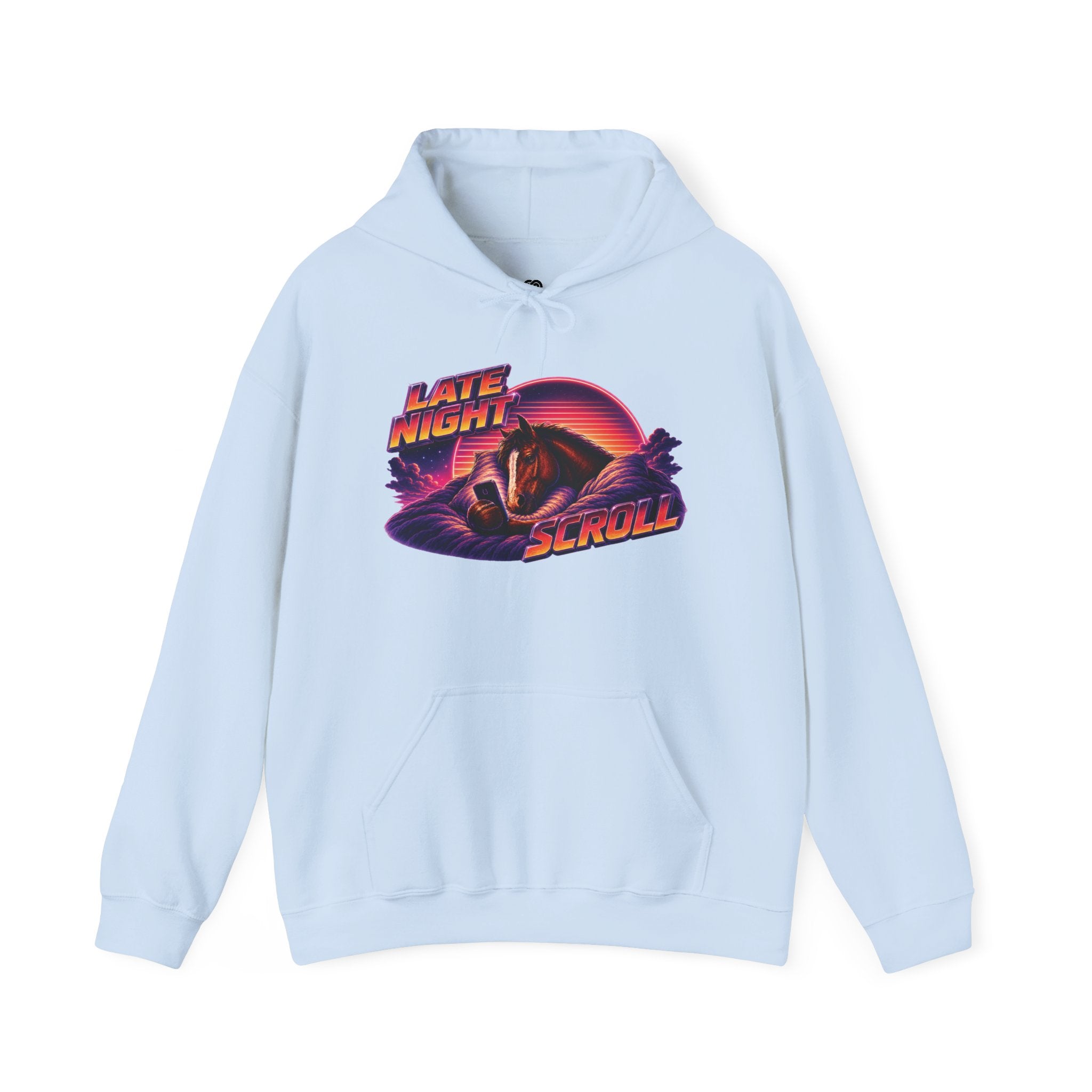 Late Night Scroll Meme Hoodie