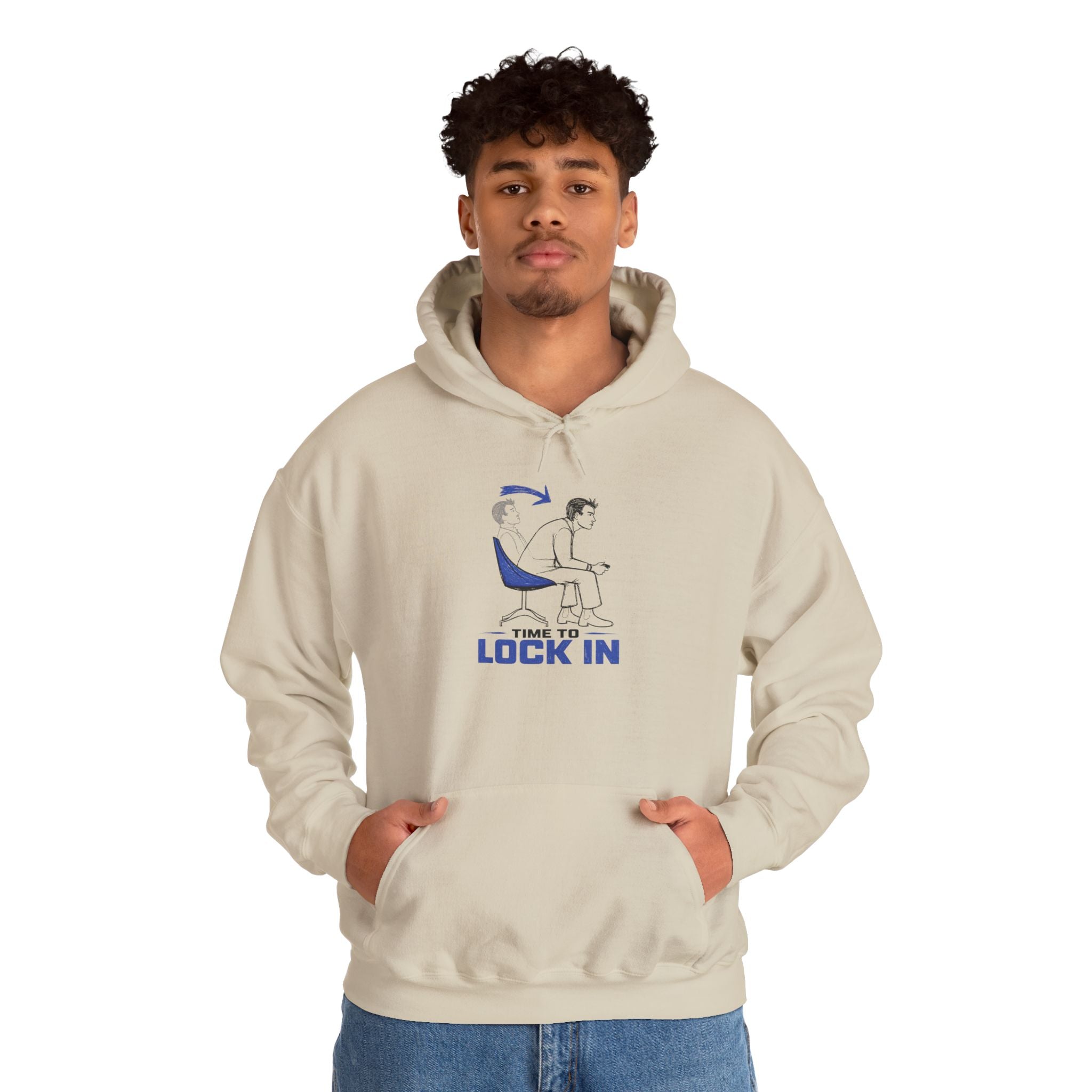 TIME TO LOCK IN Graphic Hoodie