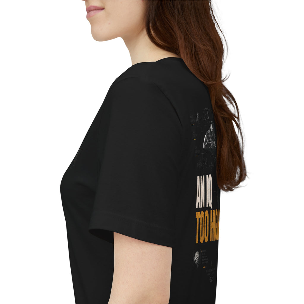 AN IQ TOO HIGH? Crow IQ Graphic T-Shirt