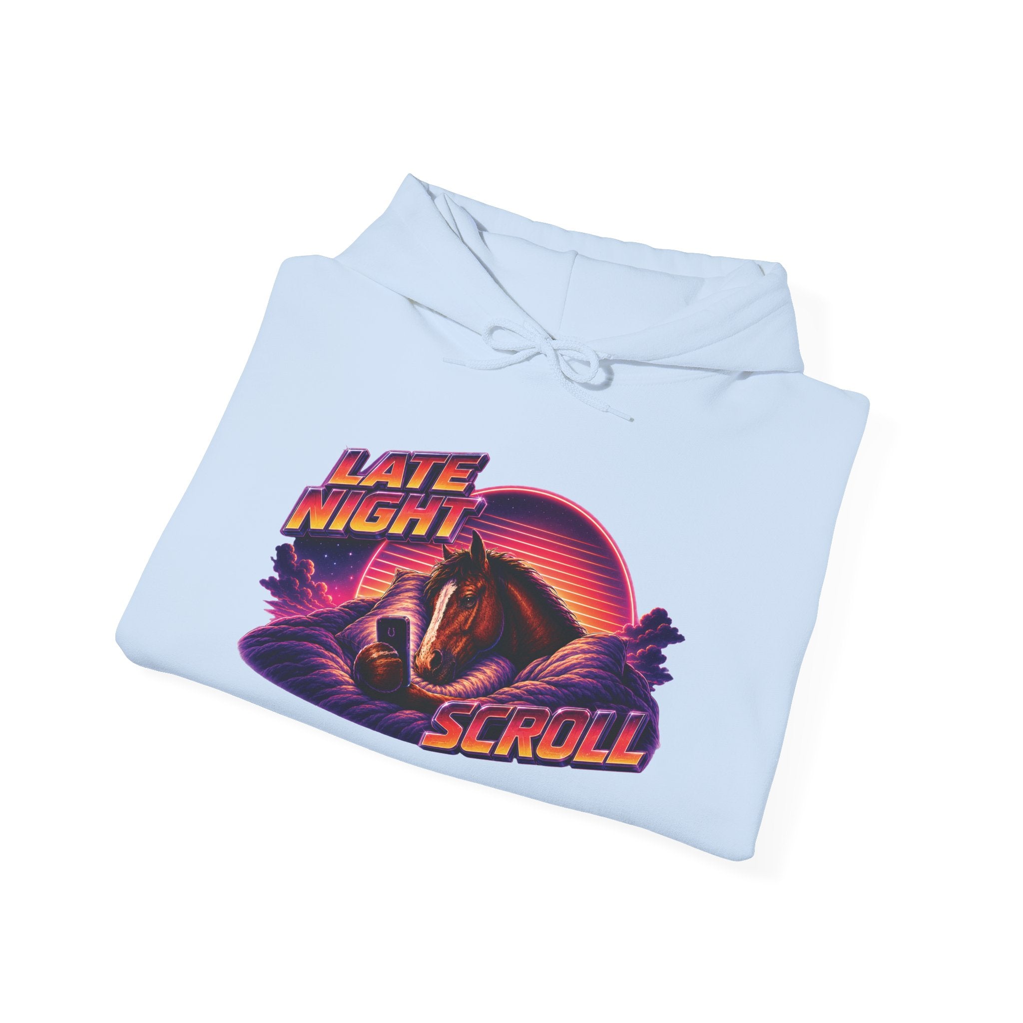 Late Night Scroll Meme Hoodie