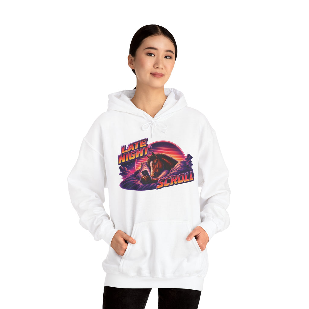 Late Night Scroll Meme Hoodie