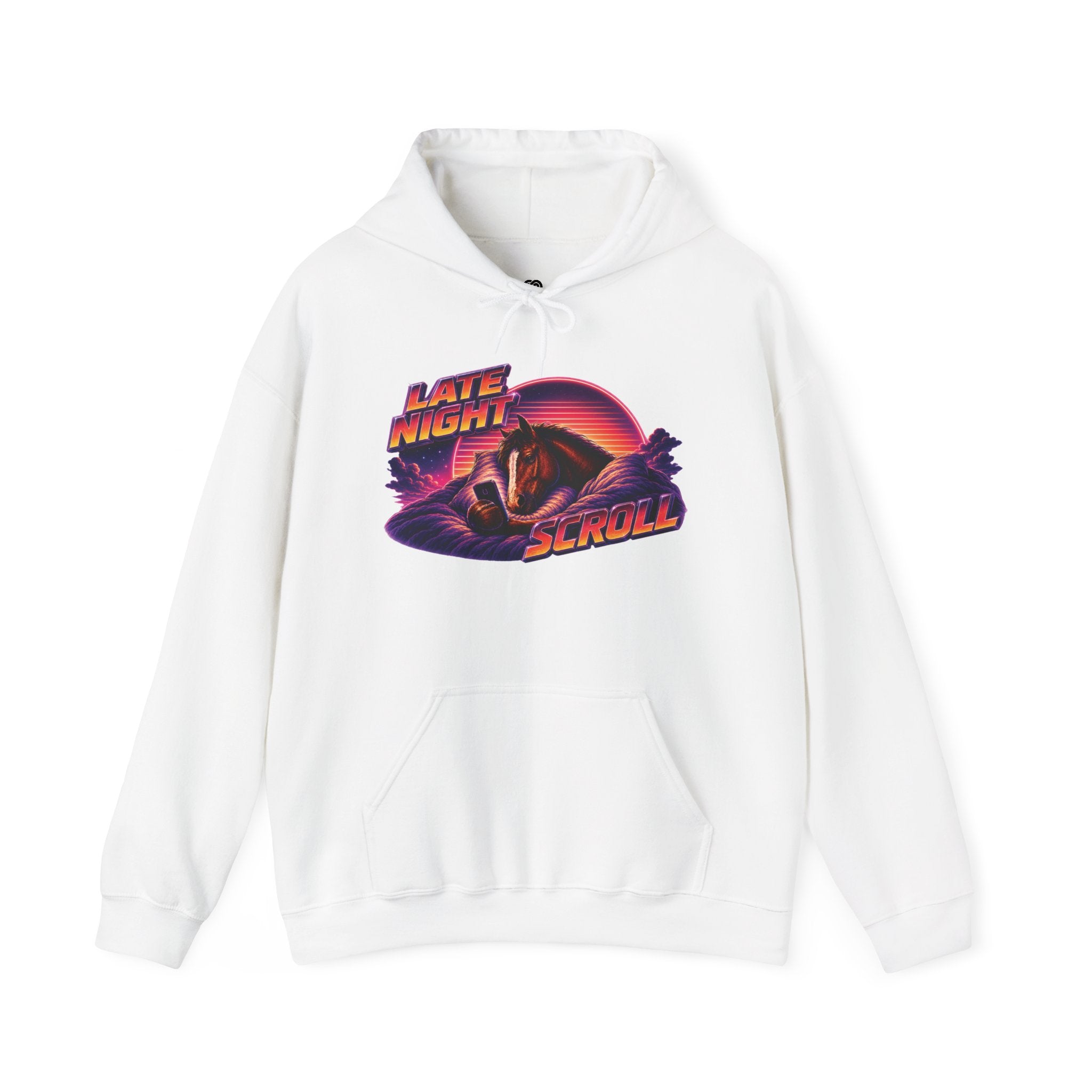 Late Night Scroll Meme Hoodie