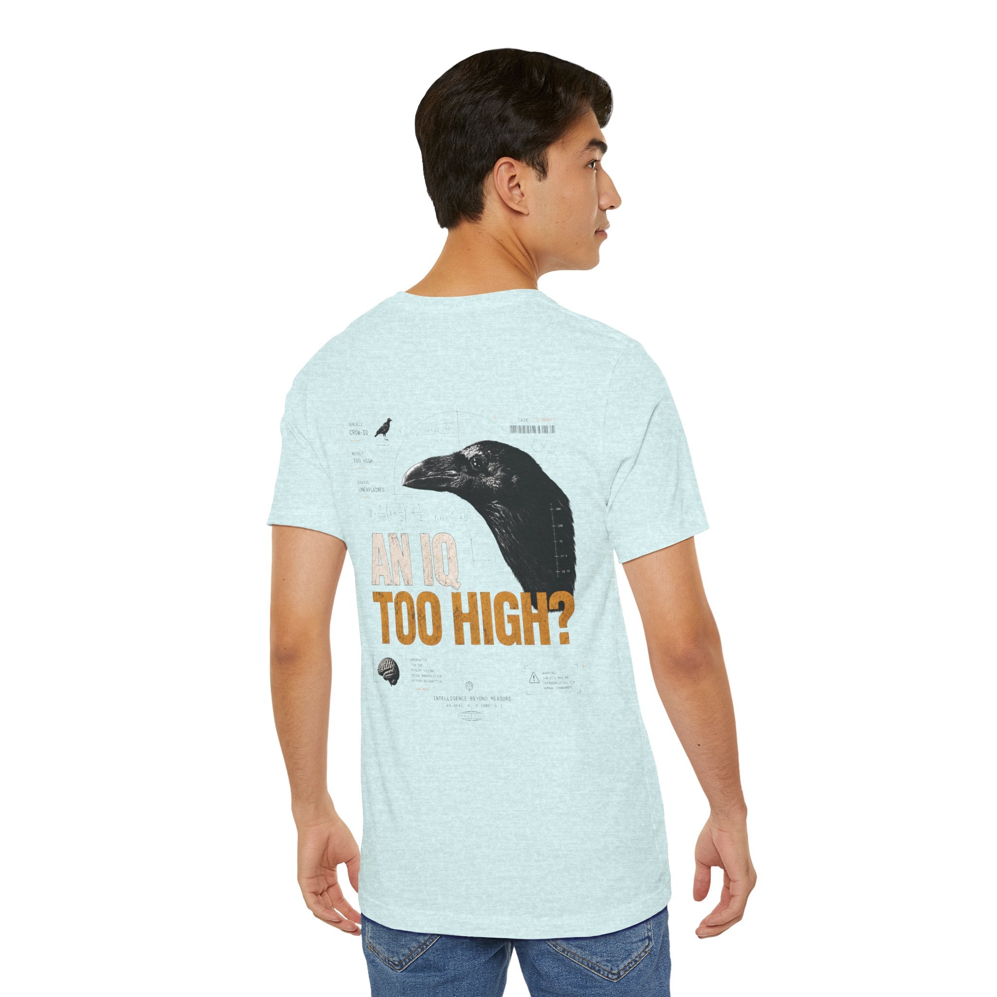 AN IQ TOO HIGH? Crow IQ Graphic T-Shirt