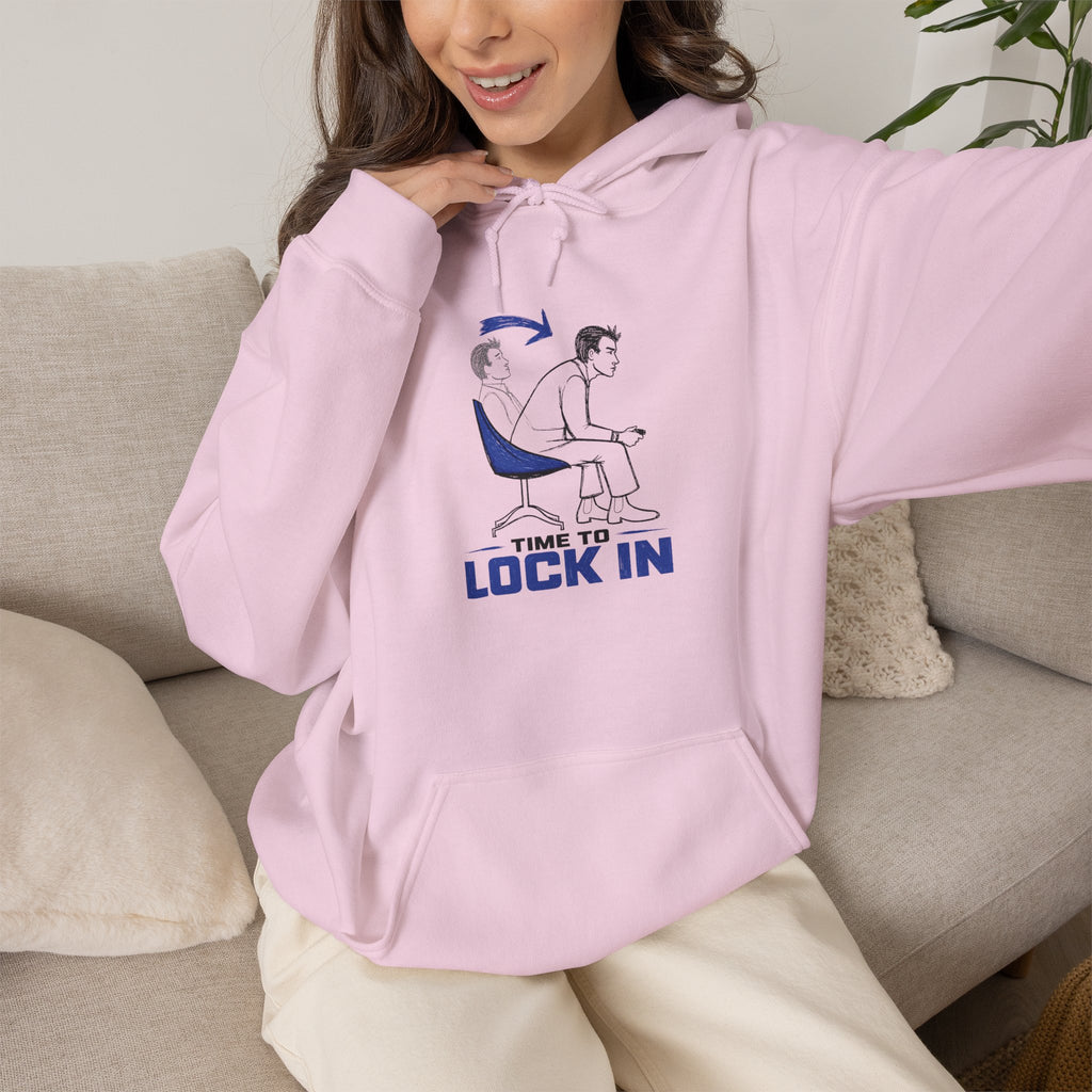TIME TO LOCK IN Graphic Hoodie
