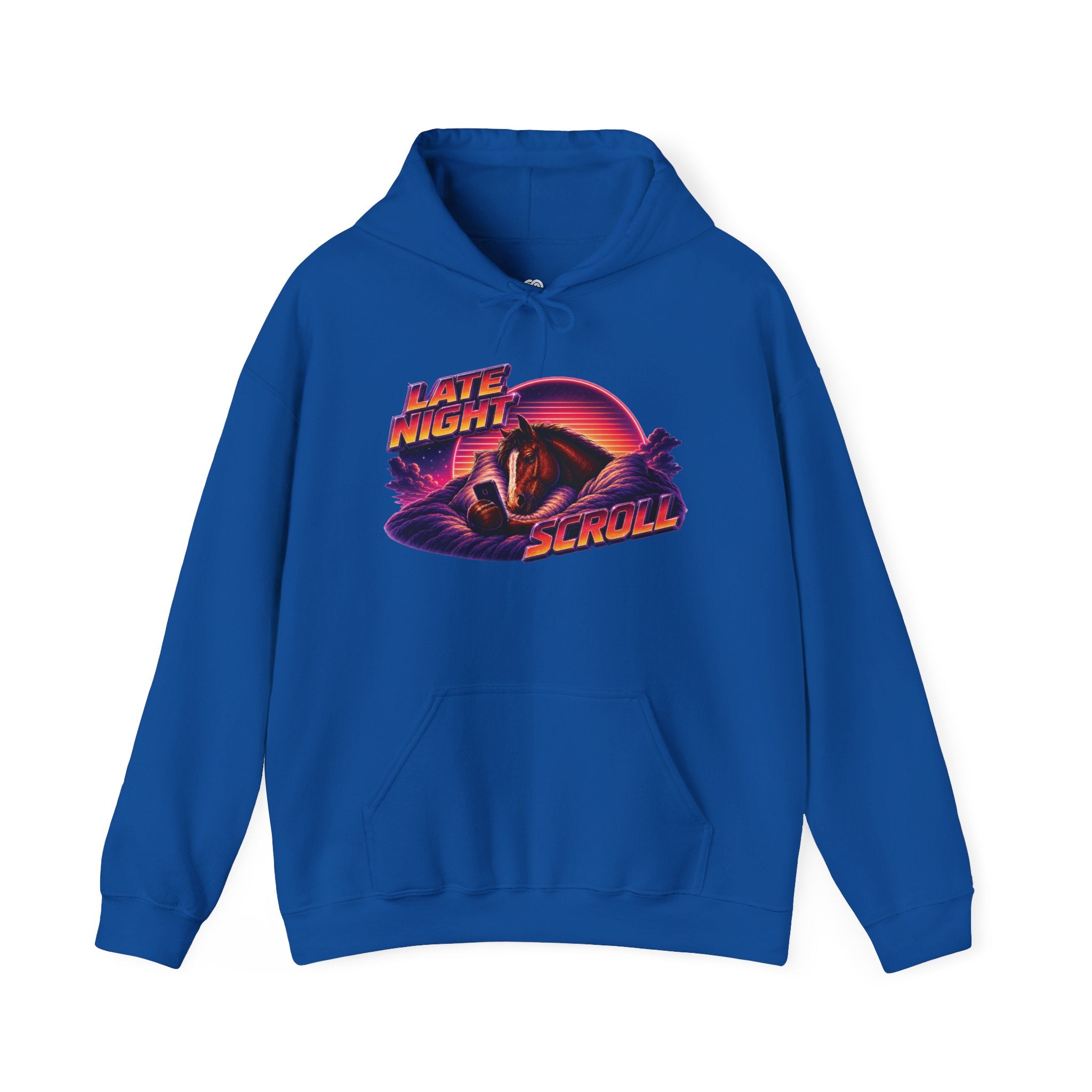 Late Night Scroll Meme Hoodie