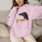 AN IQ TOO HIGH? Crow IQ Graphic Hoodie