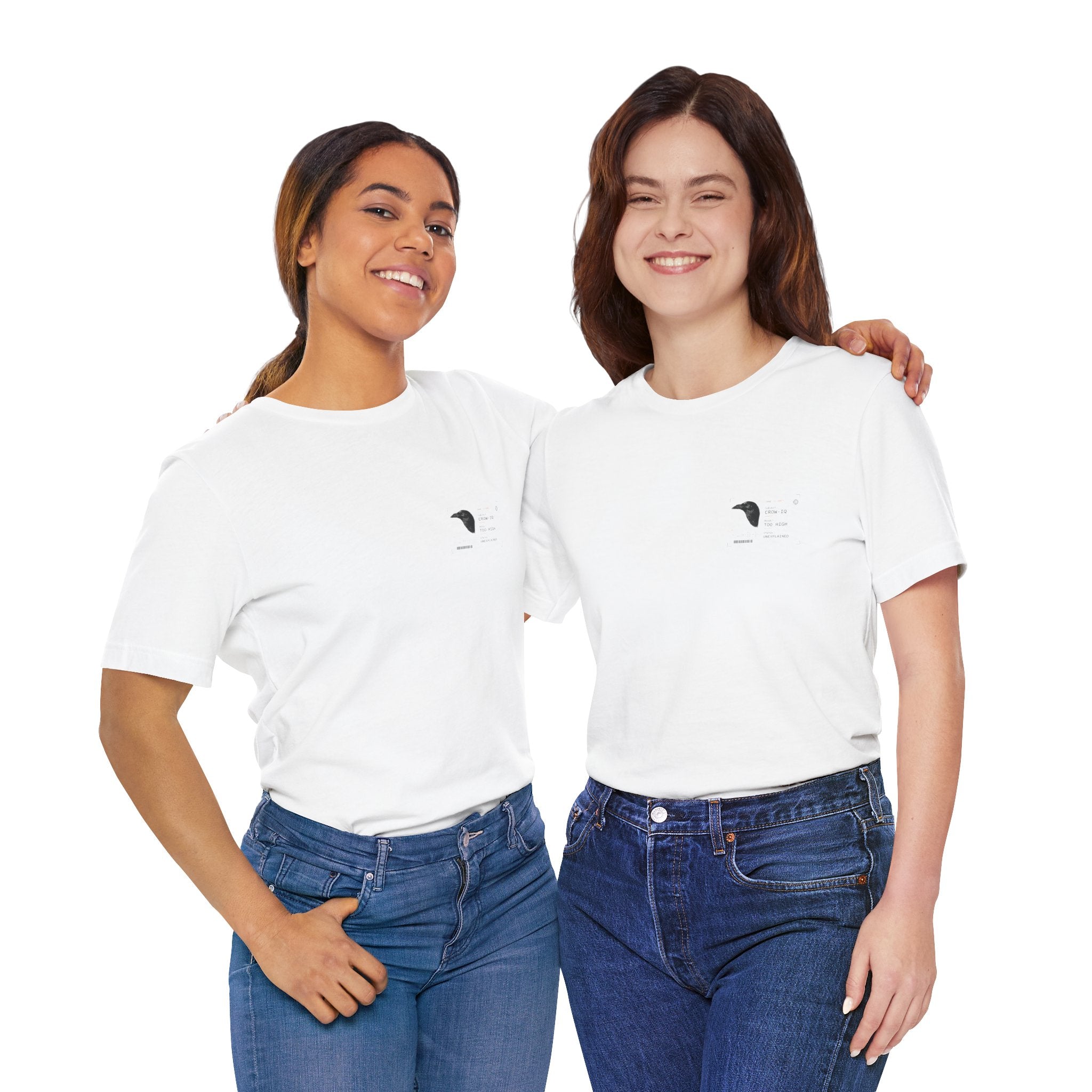 AN IQ TOO HIGH? Crow IQ Graphic T-Shirt