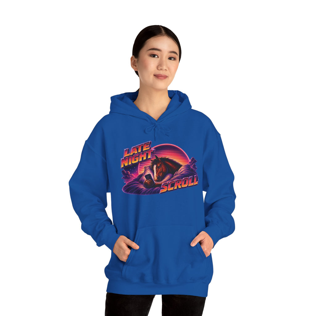 Late Night Scroll Meme Hoodie