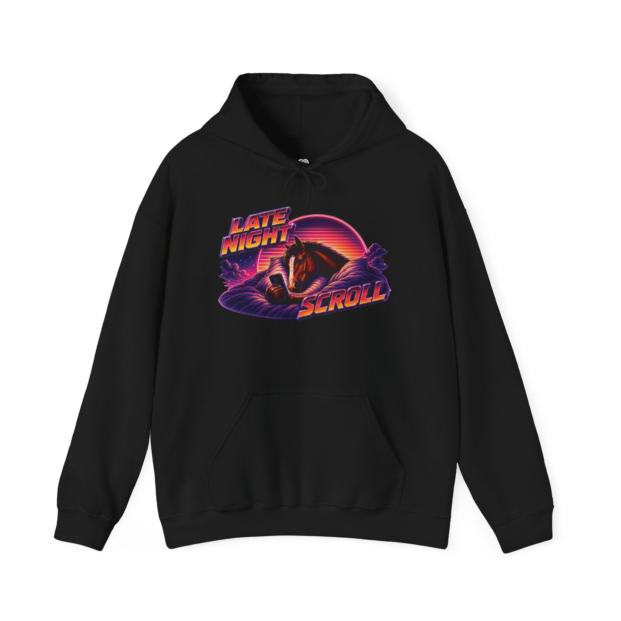 Late Night Scroll Meme Hoodie