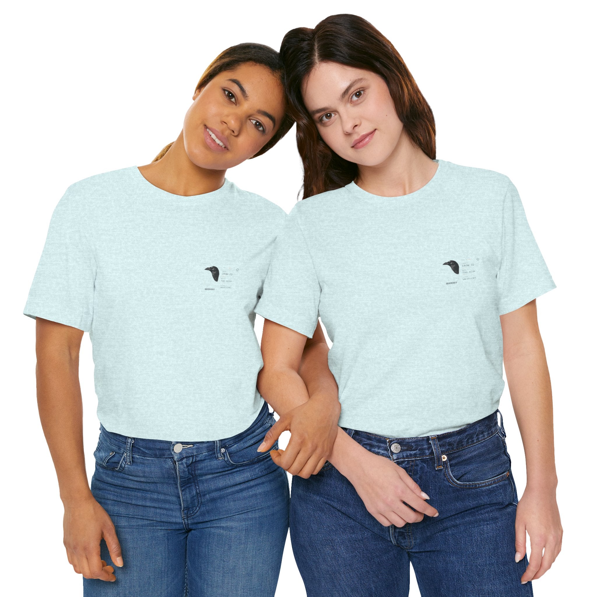 AN IQ TOO HIGH? Crow IQ Graphic T-Shirt