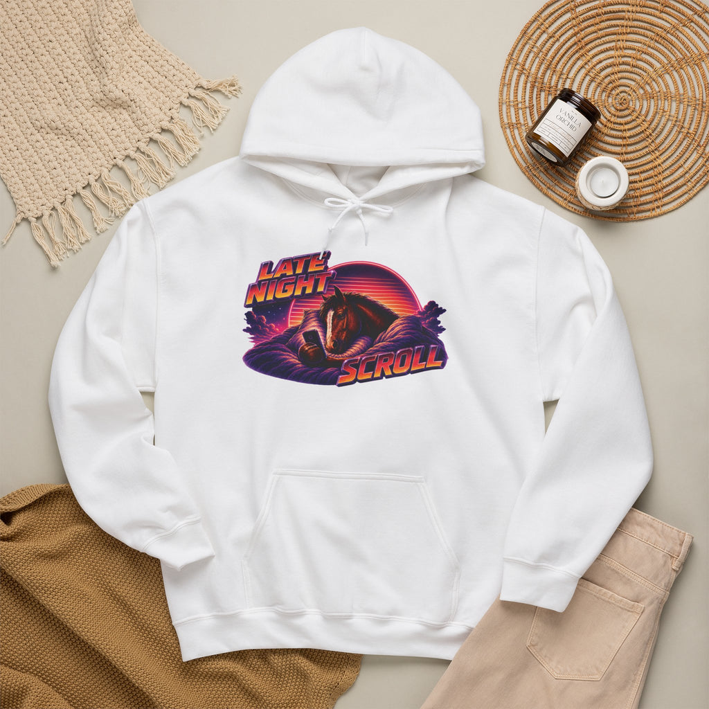 Late Night Scroll Meme Hoodie
