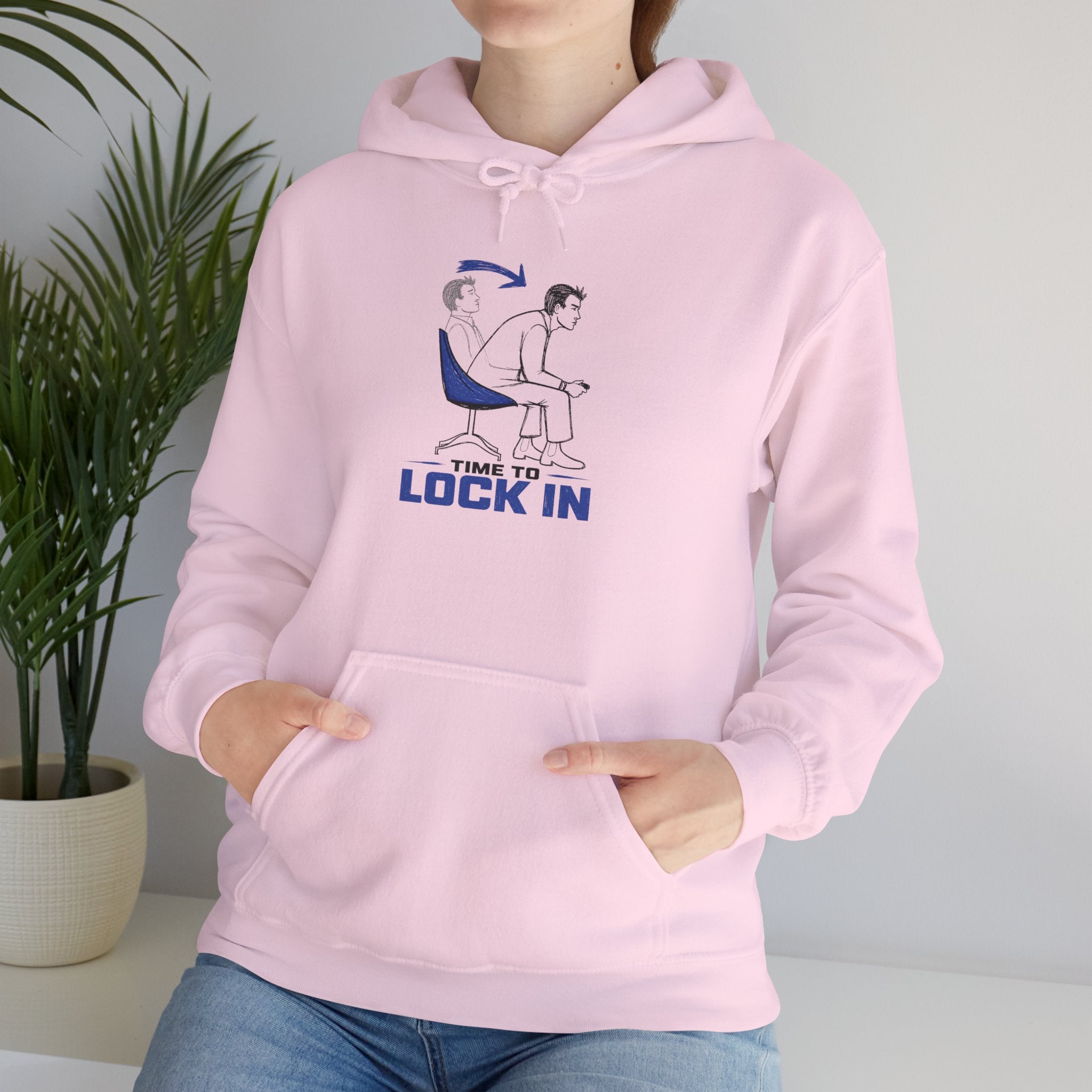 TIME TO LOCK IN Graphic Hoodie