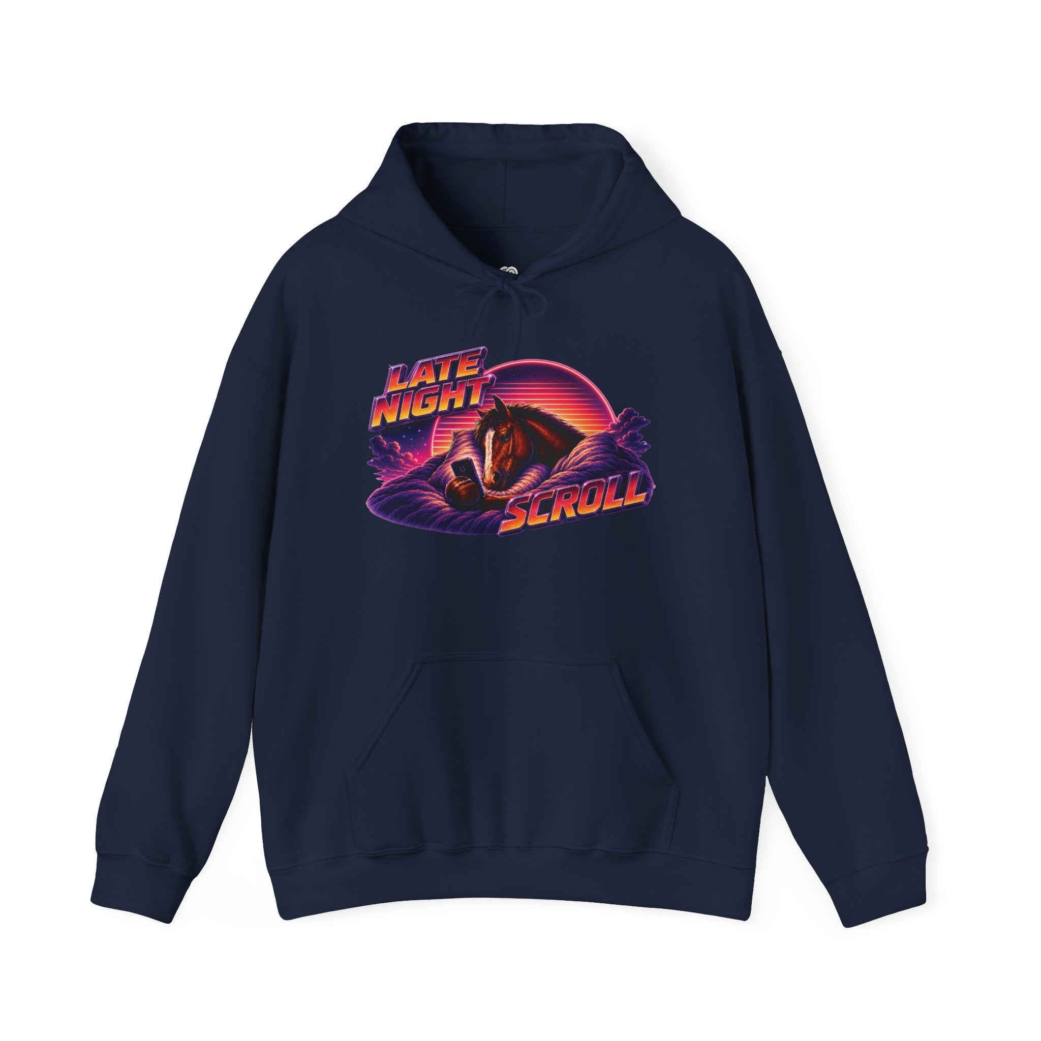 Late Night Scroll Meme Hoodie